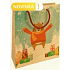 Nekupto Geschenk Kraftbeutel 25 x 8 x 19 cm Weihnachtsbär 595 WKHM
