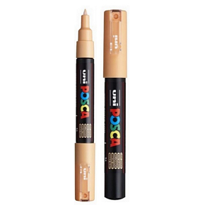 Posca Universal-Acrylmarker 0,7 - 1 mm Hellorange PC-1M