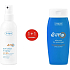 Ziaja Sun SPF 50+ UVA/UVB waterproof spray tanning lotion 170 ml + tan extender lotion all skin types 200 ml, duopack