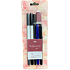 Albi Kalligraphie Set Radiergummi 1 Stück + Bleistift 1 Stück + Kalligraphie Stift 2 Stück + Marker 2 Stück