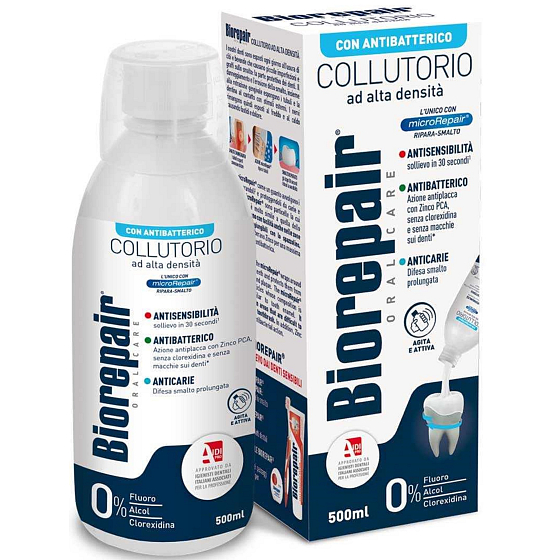 Biorepair Antibakteriell 3in1 antibakterielles Mundwasser 500 ml