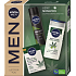 Nivea Men Hemp Sensation Sensitive Pro Aftershave Balsam mit Hanf 100 ml + Deep Black Carbon Amazonia Antitranspirant Spray 150 ml + Sensitive Pro Ultra-Calming Duschgel 250 ml, Kosmetikset für Männer