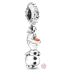 Charms Sterling Silber 925 Disney Ice Kingdom, Olaf, Film-Armband-Anhänger