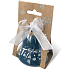 Nekupto Weihnachtsglocke aus Keramik mit Aufschrift Best Dad Perle 5,5 x 5,5 cm