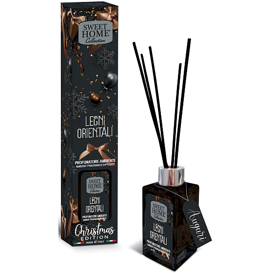 Sweet Home Christmas Edition Legni Orientali Aromadiffusor mit Duftstäbchen 100 ml