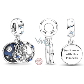 Charms Sterling Silber 925 Marvel Star Wars Prinzessin Leia 2in1, Armband Anhänger