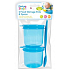 First Step Travel food set blau 2 Schalen + Löffel