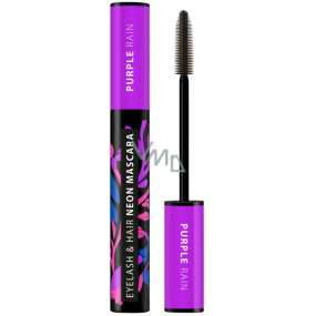 Dermacol Neon Purple Rain Neon Wimperntusche für Augen und Haare 9 ml