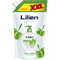Lilien Olive Milk Flüssigseife, Nachfüllpackung, XXL-Verpackung, 1250 ml