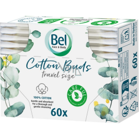 Bel Cotton Baumwollstäbchen Reise 60 Stück
