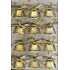 Goldglocken mit goldener Schleife in einer Schachtel, 12 Stück 2 cm