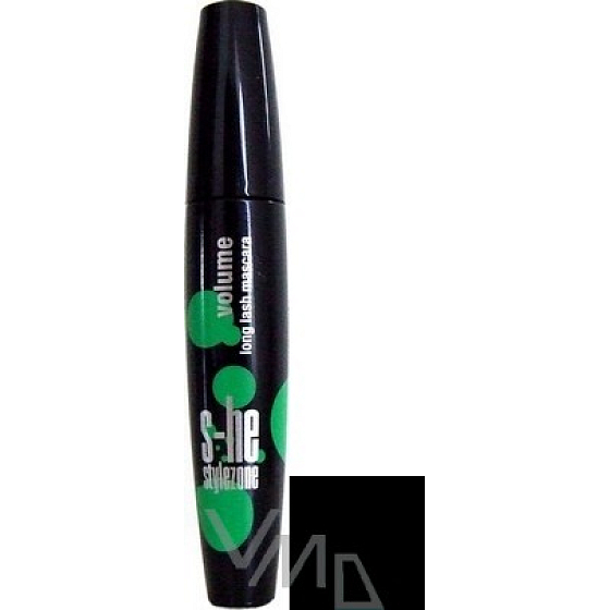 S-he Stylezone Volumen Long Lash Mascara Farbton 01 Schwarz 12 ml