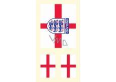 Arch Tattoo Aufkleber auf Gesicht und Körper England Flagge 2 Motiv