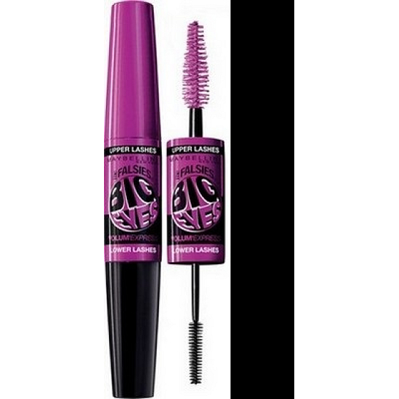 Maybelline Big Eyes Volume Express Mascara schwarz 5,1 + 4,6 ml