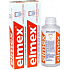 Elmex Optimale Vorbeugung gegen Karies Zahnpasta 2 x 75 ml + Mundwasser ohne Alkohol 100 ml