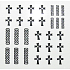 Absolute Cosmetics Nail Art selbstklebende Nagelsticker NT005 1 Blatt