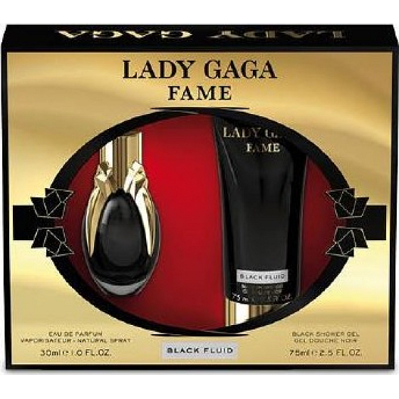 Lady Gaga Fame parfümiertes Wasser 30 ml + Duschgel 75 ml, Geschenkset