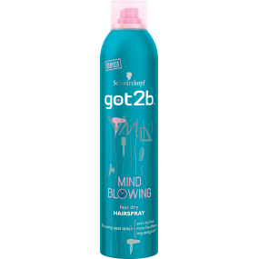 Got2b Mind Blowing Fast Dry Schnelltrocknendes Haarspray 300 ml