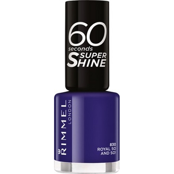 Rimmel London 60 Sekunden Super Shine Nagellack Nagellack 830 Royal So und so! 8 ml