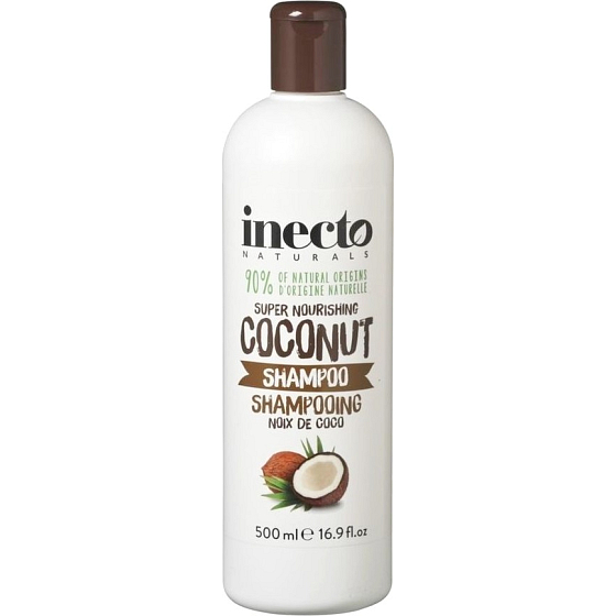 Inecto Naturals Coconut mit reinem Kokosöl Haarshampoo 500 ml