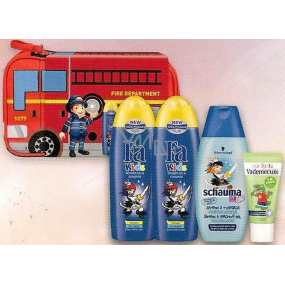 Fa Kids Pirate 2 x Duschgel 250 ml + Schauma Kids Shampoo 250 ml + Vademecum Junior Apple Zahnpasta 50 ml + Beutelset für kleine Feuerwehrleute