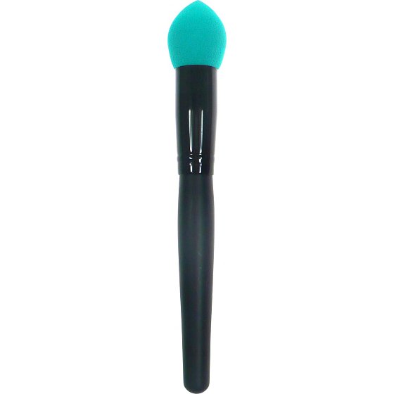 Kosmetischer Make-up Pinsel türkis 18 cm 30350