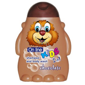 On Line Kids Chocolate 2in1 Duschgel und Baby Shampoo 250 ml