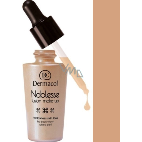 Dermacol Noblesse Fusion perfektionierendes flüssiges Make-up 03 Sand 25 ml