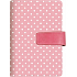 Albi Diary 2018 Manager Kunstleder Pink mit Tupfen 12,5 cm × 18,5 cm × 2,5 cm