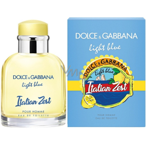 Dolce & Gabbana Hellblauer italienischer Eifer für Männer EdT 125 ml Eau de Toilette Ladies