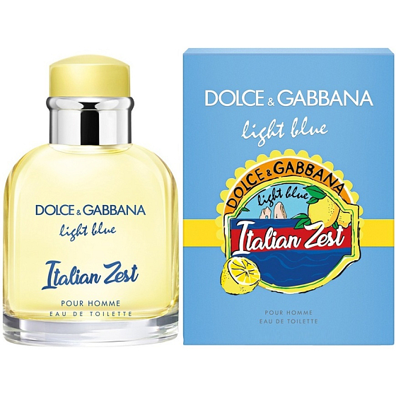 Dolce & Gabbana Hellblauer italienischer Eifer für Männer EdT 125 ml Eau de Toilette Ladies