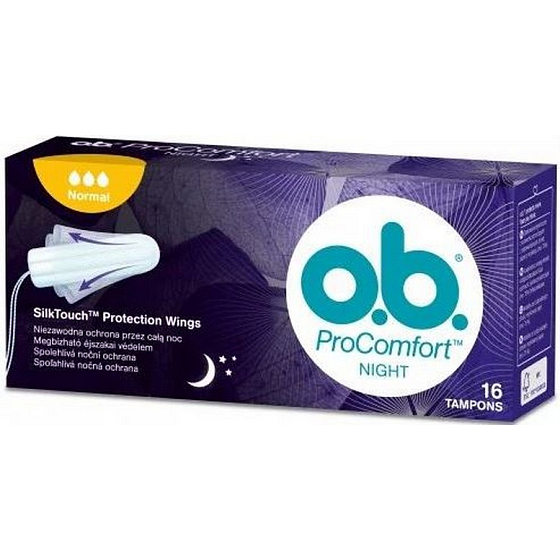 o.b. ProComfort Night Normal Tampons 16 Stück