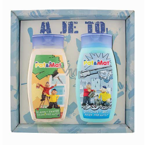 Böhmen Geschenke Kinder Pat a Mat - Klempner Haar Shampoo 250 ml + Duschgel 250 ml, für Kinder Kosmetikset