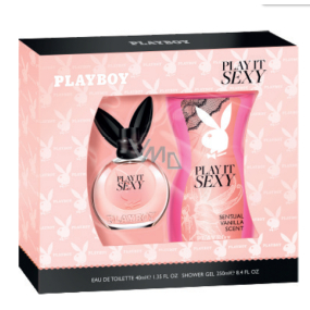 Playboy Play It Sexy Eau de Toilette für Frauen 40 ml + Duschgel 250 ml, Geschenkset