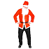 Weihnachtsmann Kostüm - Jacke, Hut, Bart