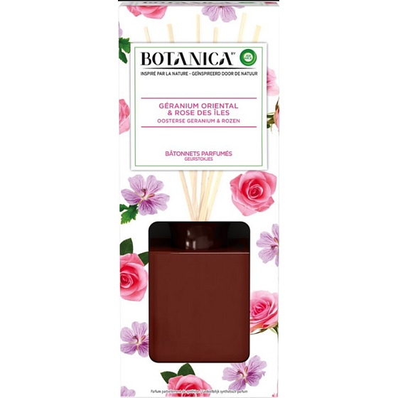 Air Wick Botanica Exotische Rose und Afrikanische Geranie Duftstäbchen Lufterfrischer 80 ml