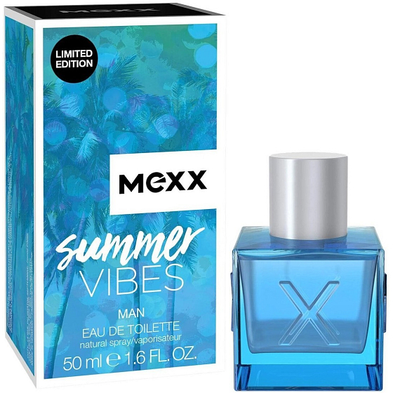 Mexx Summer Vibes Man Eau de Toilette für Männer 50 ml