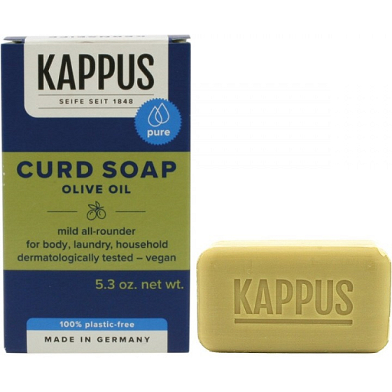 Kappus Kernseife Oliva universelle harte Naturseife aus natürlichen Stoffen 150 g