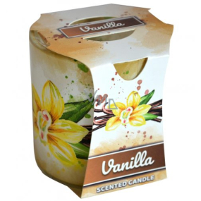 Geben Sie Verona Vanilla - Vanille Duftkerze in Glas 90 g