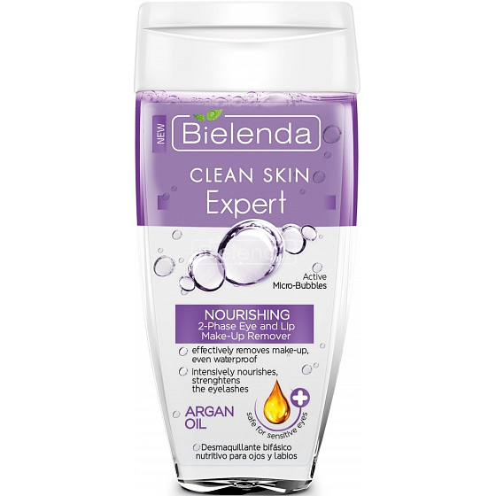 Bielenda Clean Skin Expert Zweiphasen-Augen-Make-up-Entferner 150 ml