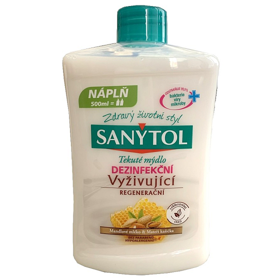 Sanytol Pflegende Mandelmilch & Mutterkraut Desinfektionsseife 500 ml Ersatz