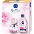 Nivea Face Rose Touch feuchtigkeitsspendende Tagesgel-Creme 50 ml + Mizellenwasser 400 ml, Kosmetikset
