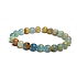 Calcit multi Argentinisches Armband elastischer Naturstein, Kugel 8 mm / 16 - 17 cm, Intuitionsstein