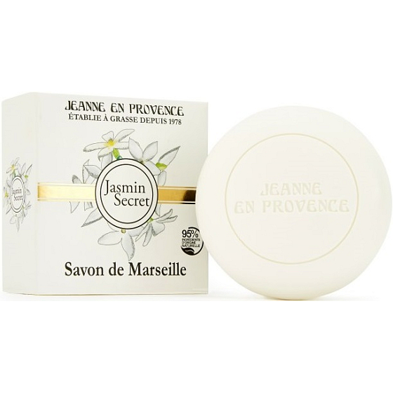 Jeanne en Provence Jasmin Secret - Geheimnis des Jasmins Feste Toilettenseife 100 g
