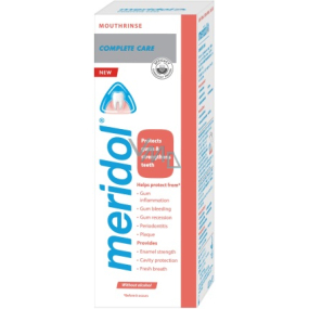 Meridol Complete Care Mundspülung hilft gegen Zahnfleischbluten, alkoholfrei 400 ml