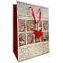 EP Line Geschenkpapiertüte 26 x 33,5 x 13,5 cm Weihnachtsdekoration rot