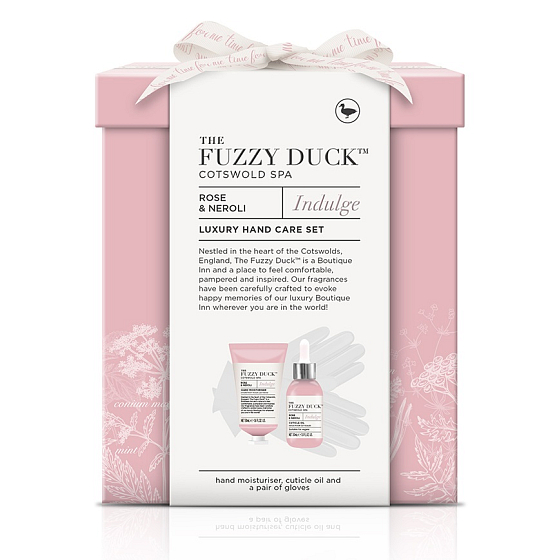 Baylis & Harding Cotswold Spa Nagelhautöl 15 ml + Handcreme 50 ml + Baumwollhandschuhe, kosmetische Set für Frauen