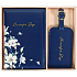 Albi Original Travel Set aus Kofferanhänger und Dokumentenmappe Blaue Blume 19,5 x 16 x 2,5 cm