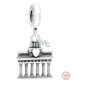Sterling Silber 925 Berlin, Brandenburger Tor, Reise-Armband-Anhänger