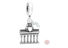 Sterling Silber 925 Berlin, Brandenburger Tor, Reise-Armband-Anhänger